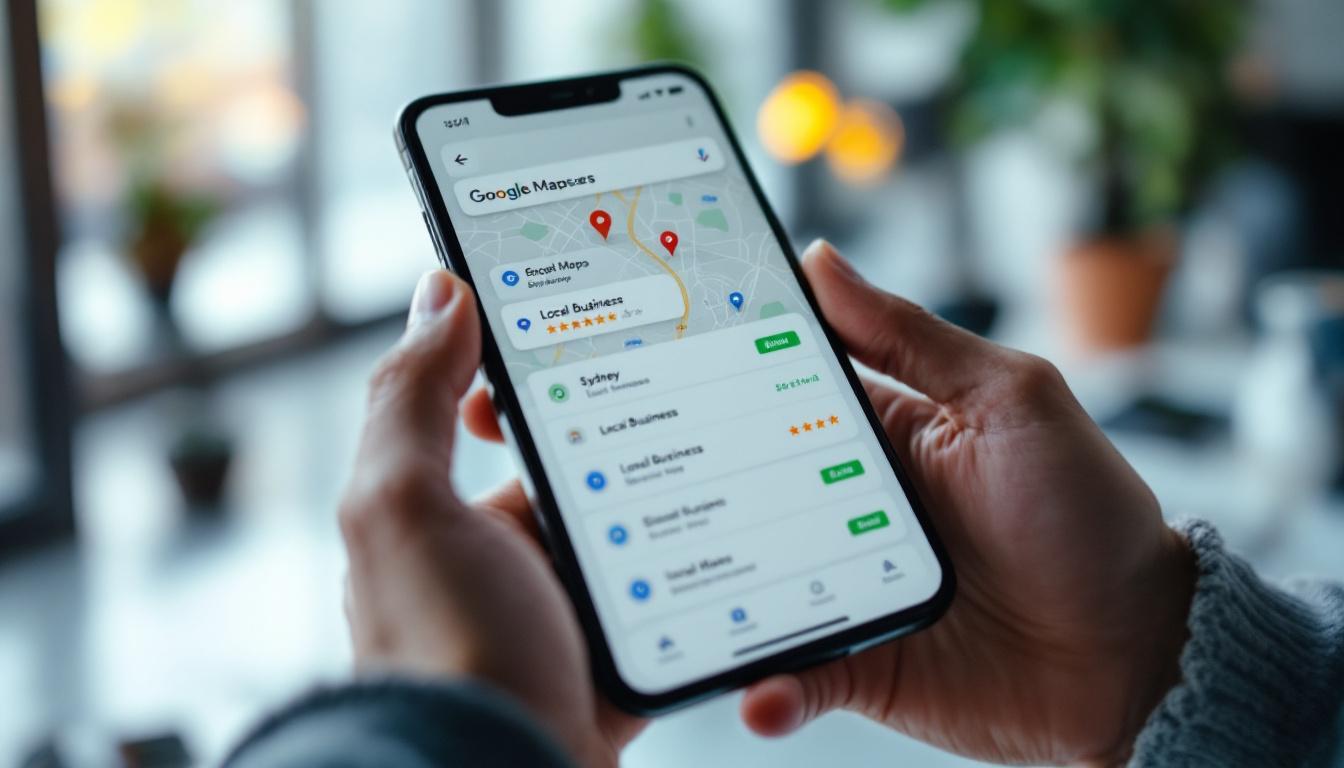 Google Maps Local Pack search results for Sydney business