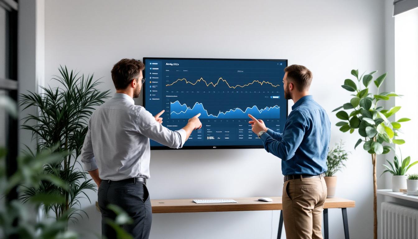 Sydney migration agency reviewing AI search citation dashboard during a team meeting